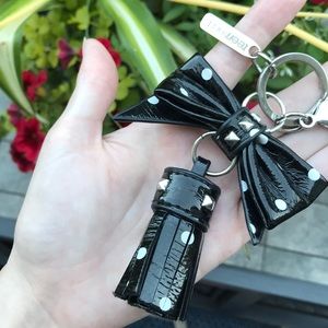 Teen Vogue Bow and Tassel Key Chain